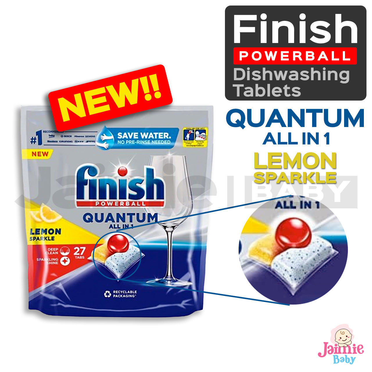 FINISH® Powerball® Quantum® Advanced Clean