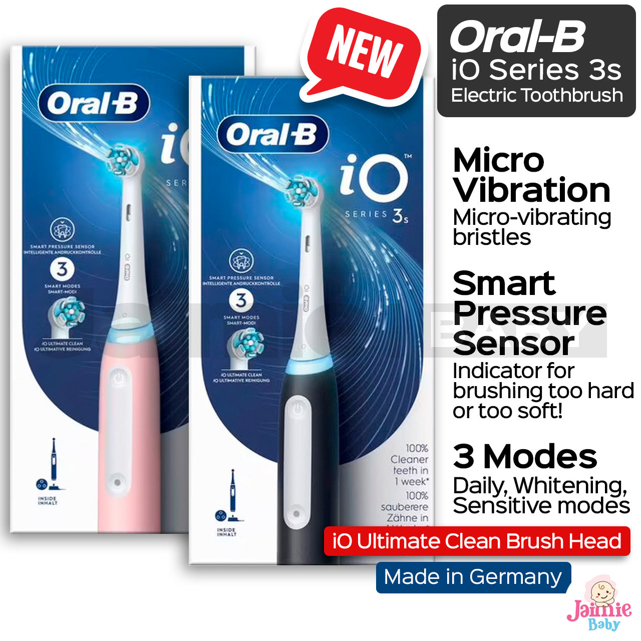iO Series 3 Rechargeable Electric Toothbrush