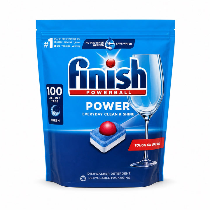 Finish Power All-in-1 Dishwasher Tablets – 100 Tabs