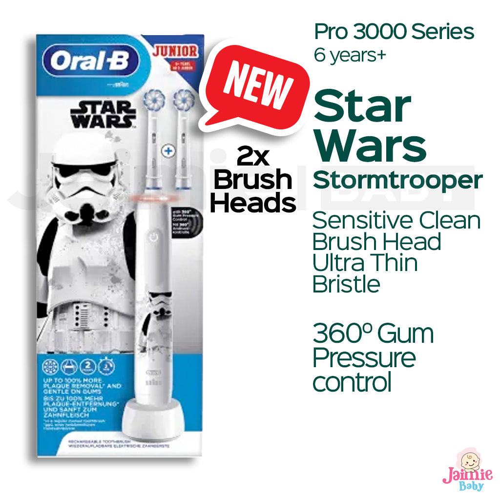 Oral B Electric Toothbrush Junior Series Star Wars Storm Trooper
