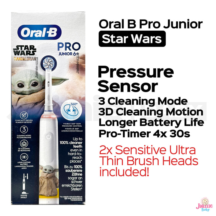 Oral-B Star Wars Mandaldrian Junior Electric Toothbrush
