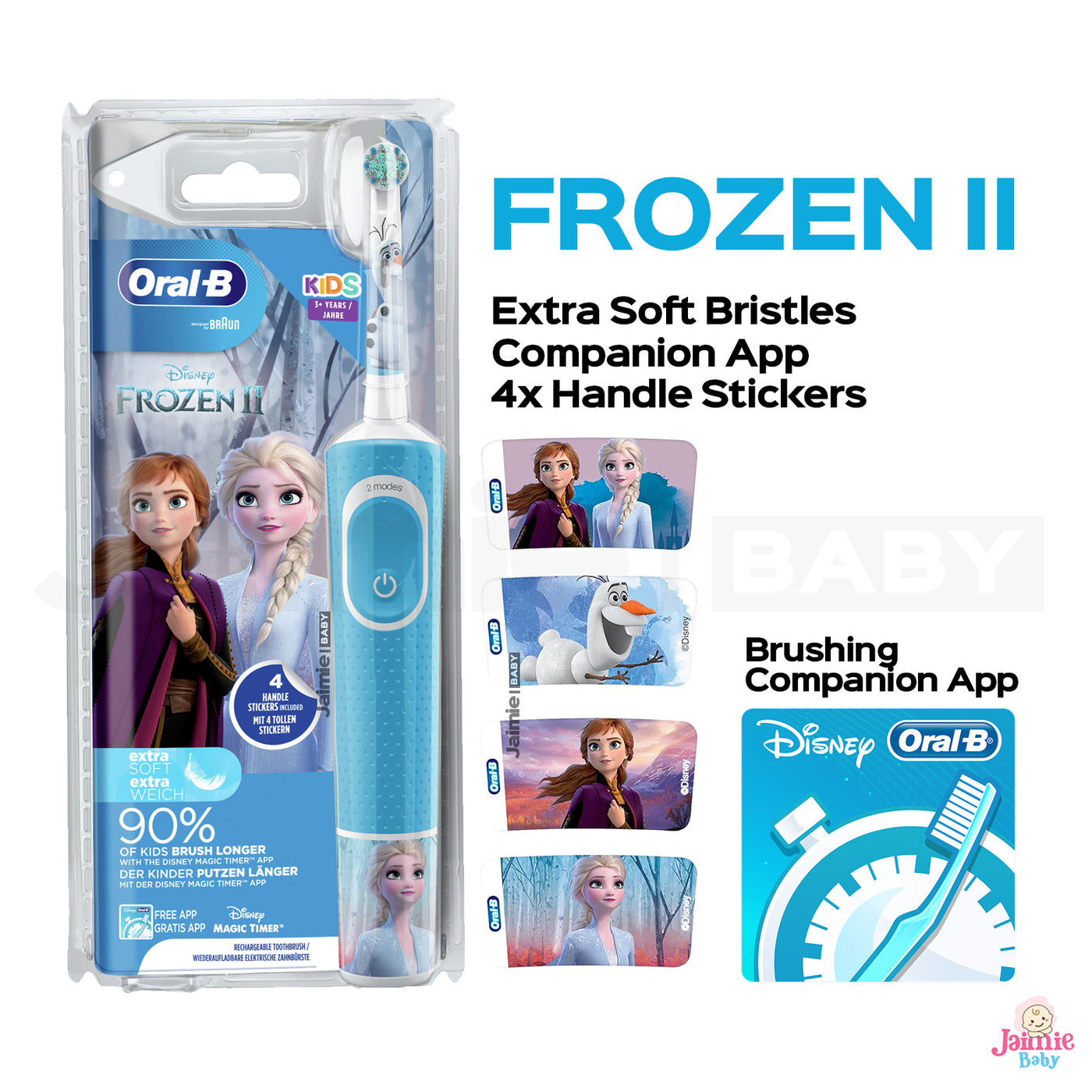 Oral-B Frozen II Kids Electric Toothbrush