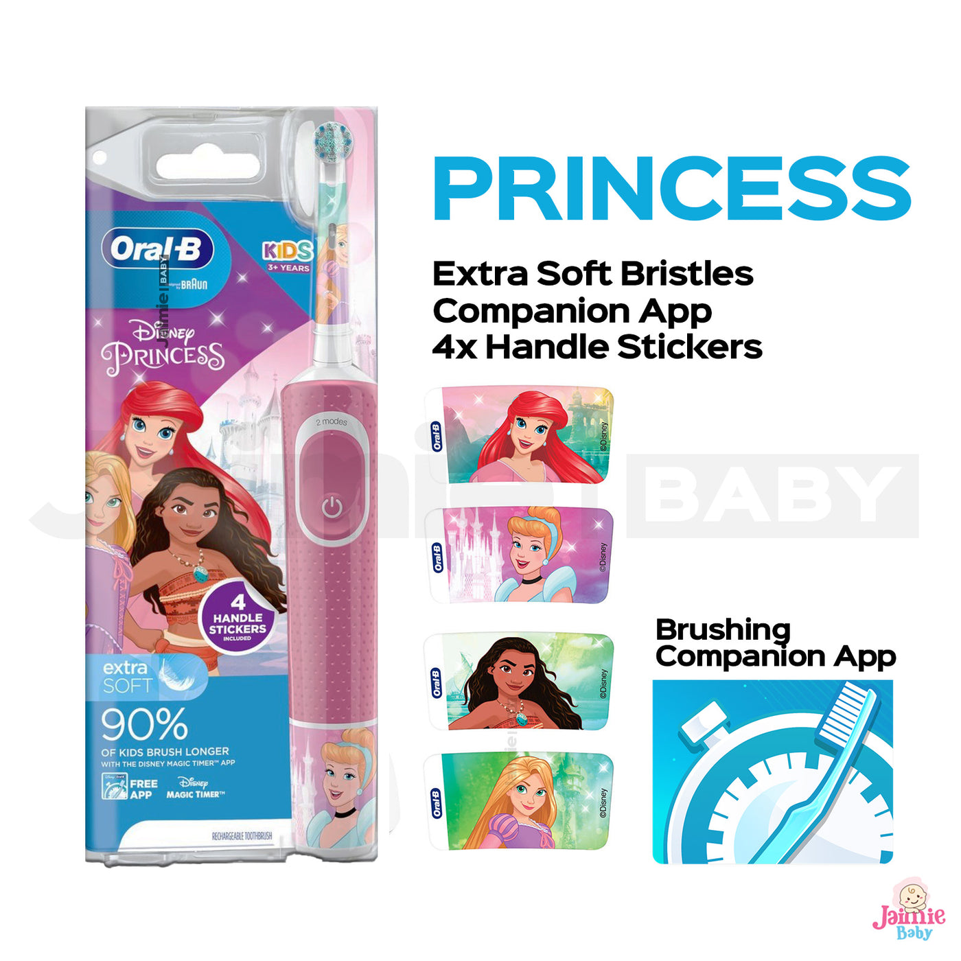 Oral-B Princess Kids Electric Toothbrush