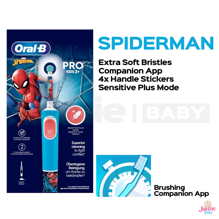 Oral-B Spiderman Kids Pro Electric Toothbrush