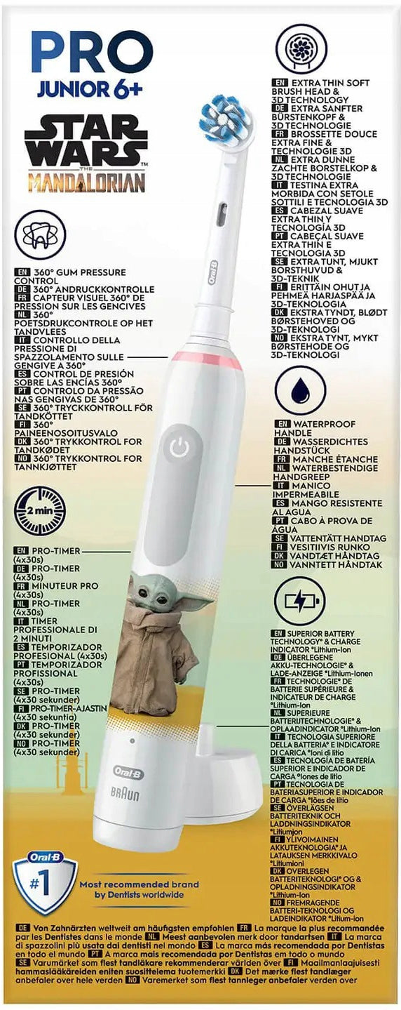 Oral-B Star Wars Mandaldrian Junior Electric Toothbrush