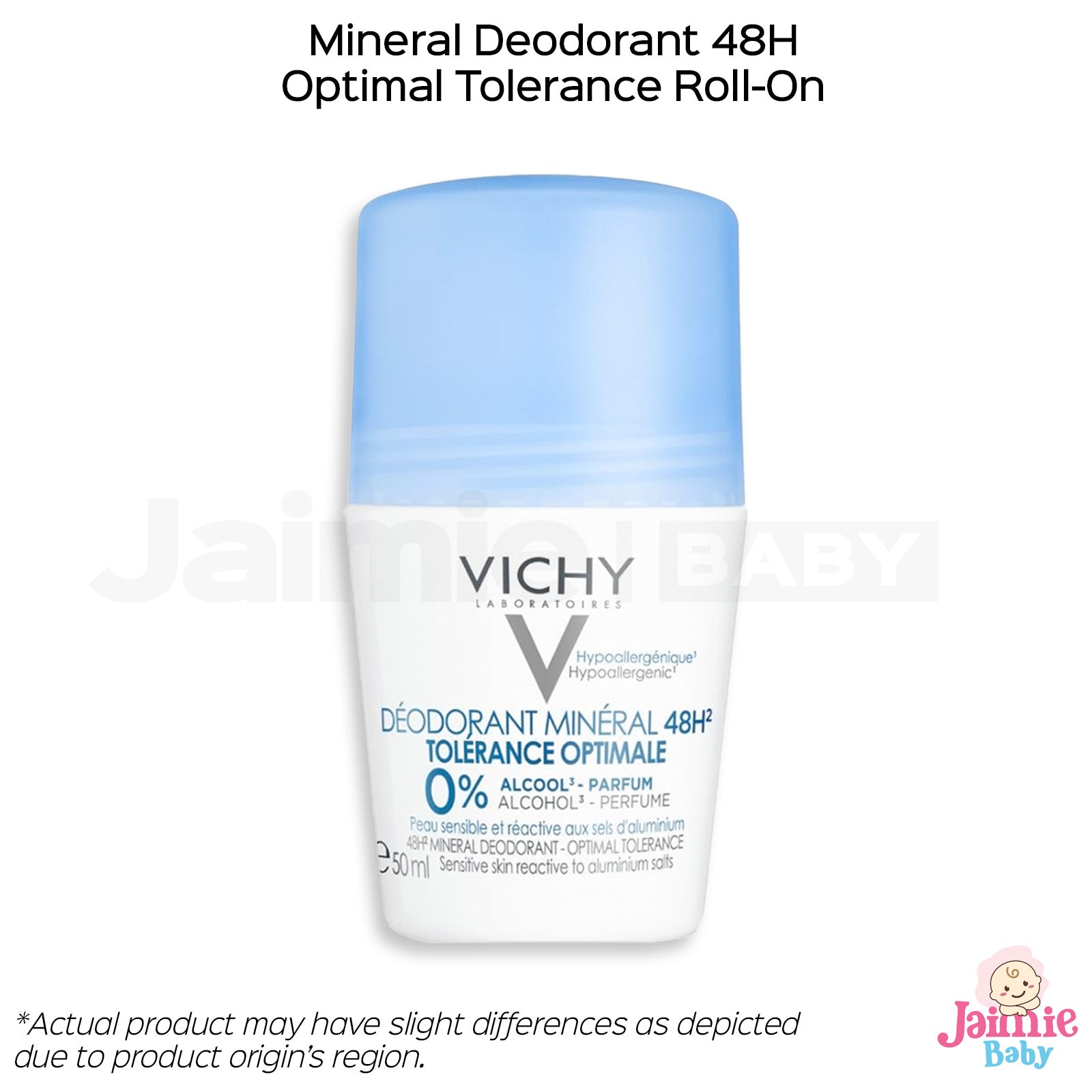 Vichy Anti-Perspirant Deodorant Roll-on Optimal 48hr Blue 50ml
