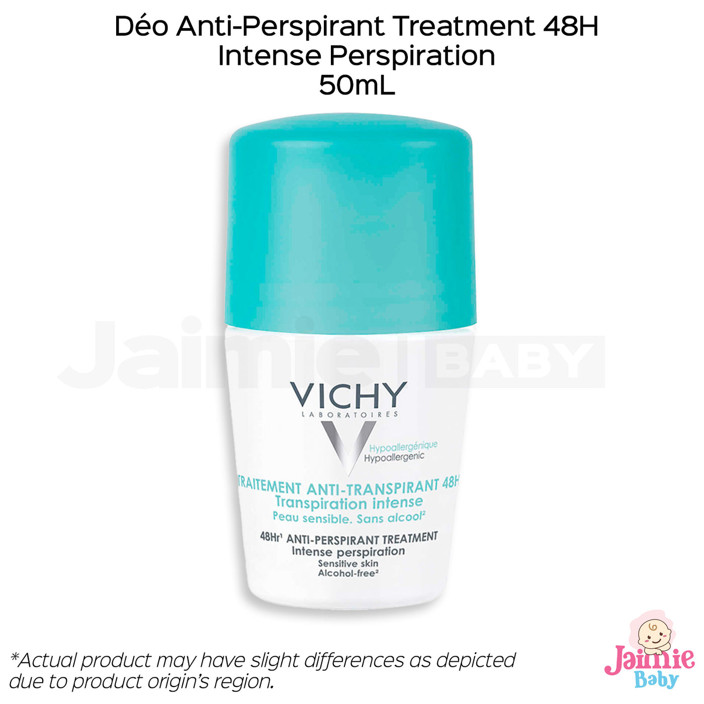 Vichy Anti-Perspirant Deodorant Roll-on INTENSE 48hr GREEN 50ml