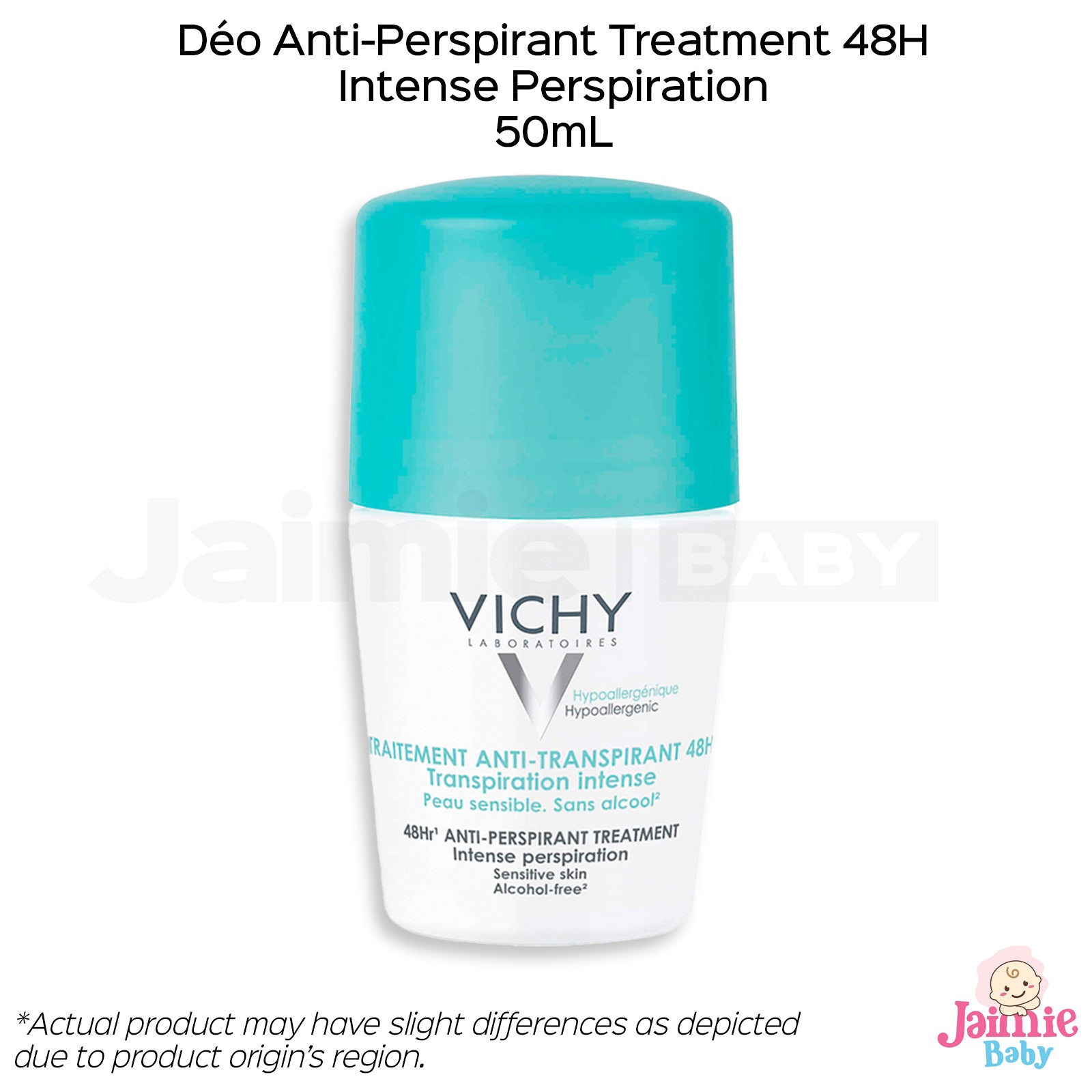 Vichy Anti-Perspirant Deodorant Roll-on INTENSE 48hr GREEN 50ml
