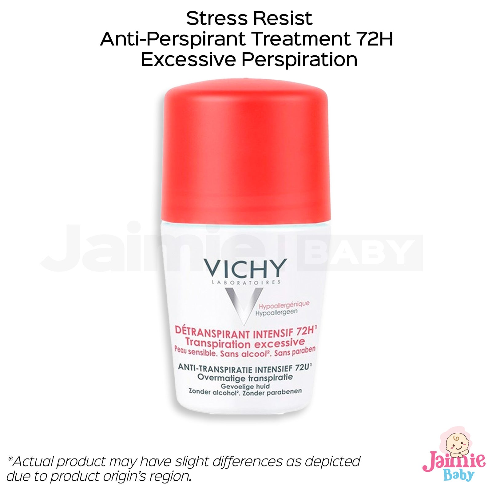 Vichy Anti-Perspirant Deodorant Roll-on STRESS 72hr RED 50ml