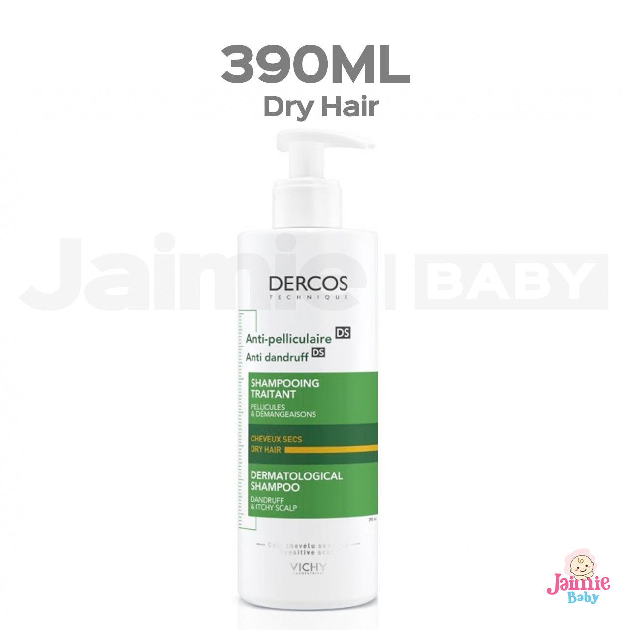 Vichy Dercos Anti-Dandruff DS Shampoo for Normal to Oily Hair 390ml