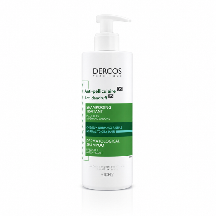 Vichy Dercos Anti-Dandruff DS Shampoo for Normal to Oily Hair 390ml