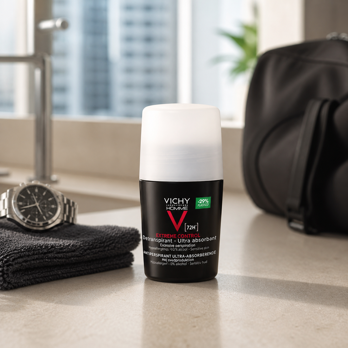Vichy Homme Extreme Control 72H Roll-On Anti-Perspirant 50ml