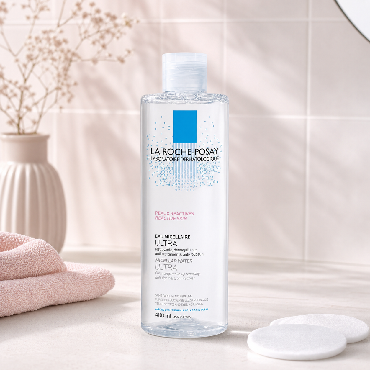 La Roche-Posay Micellar Water Ultra 400ml – Reactive Skin