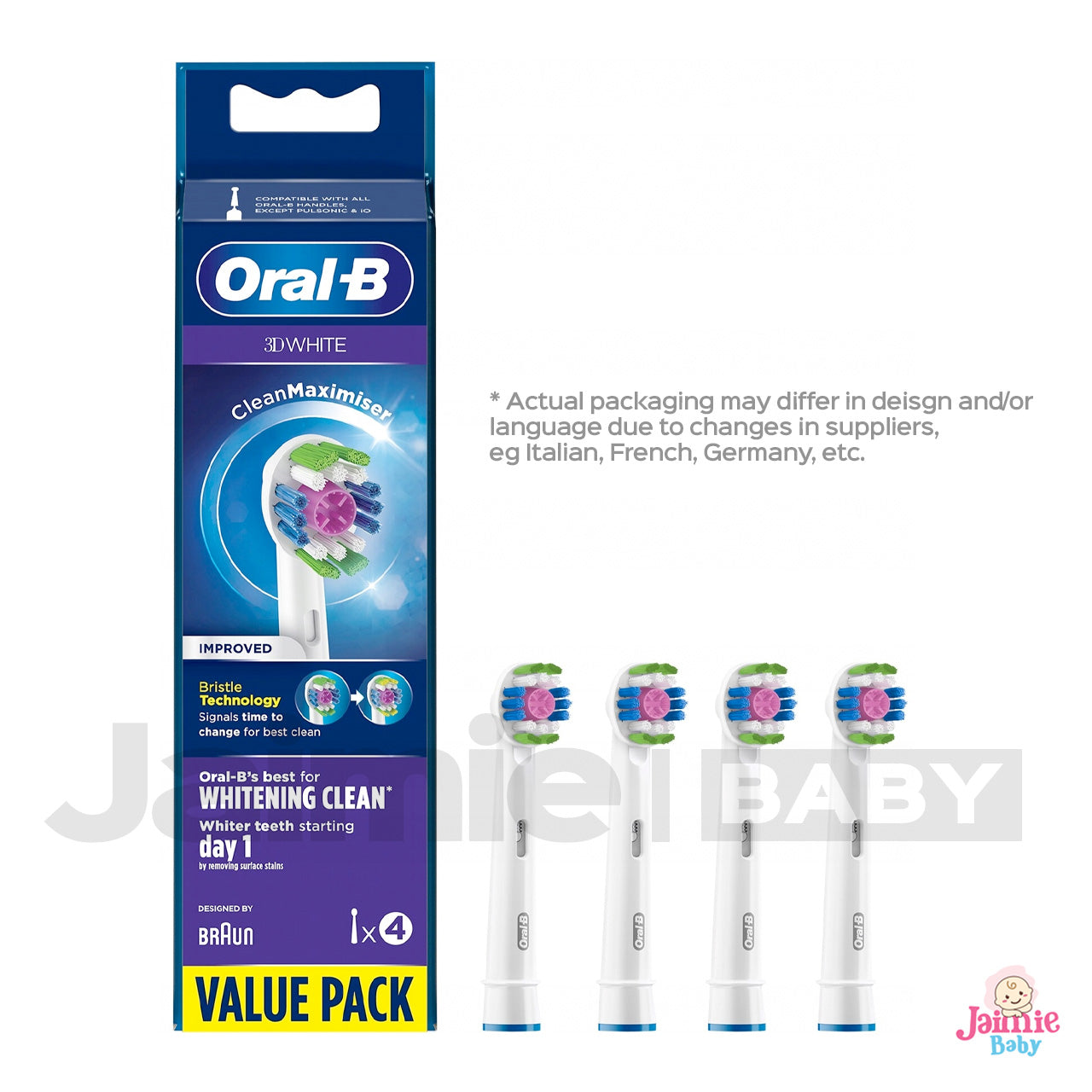 Original Oral B Replacement Brush Heads