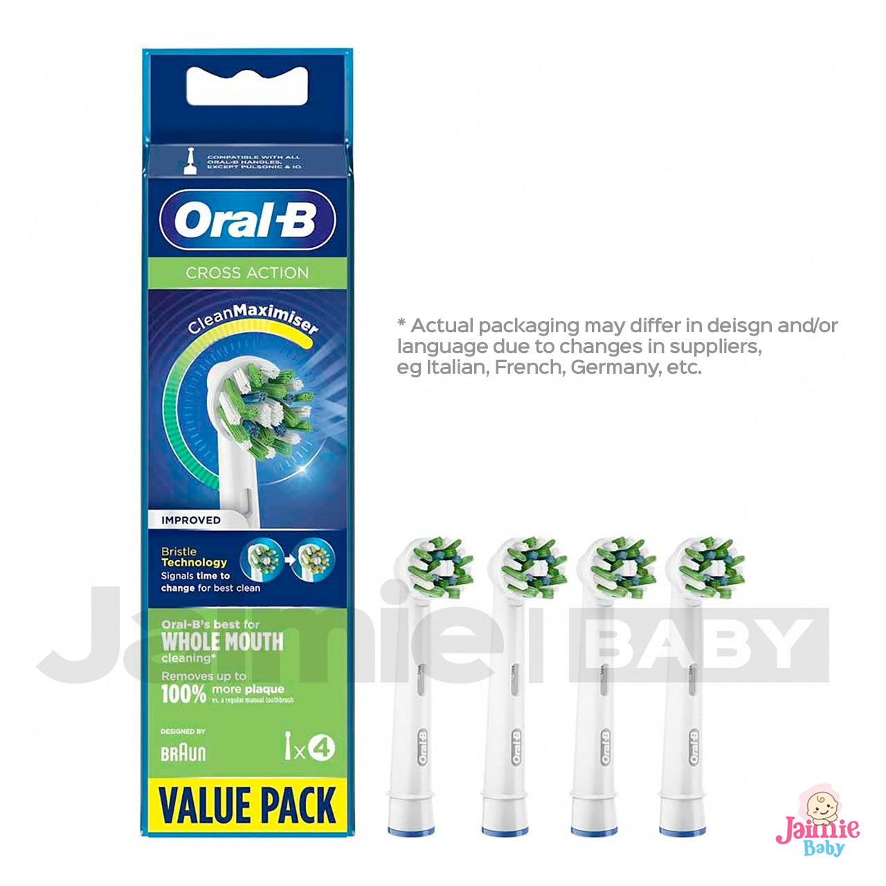 Original Oral B Replacement Brush Heads