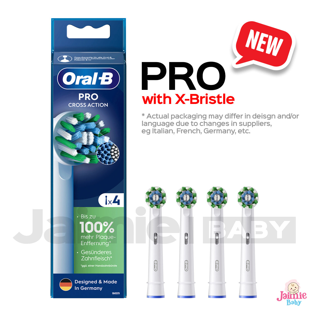 Original Oral B Replacement Brush Heads