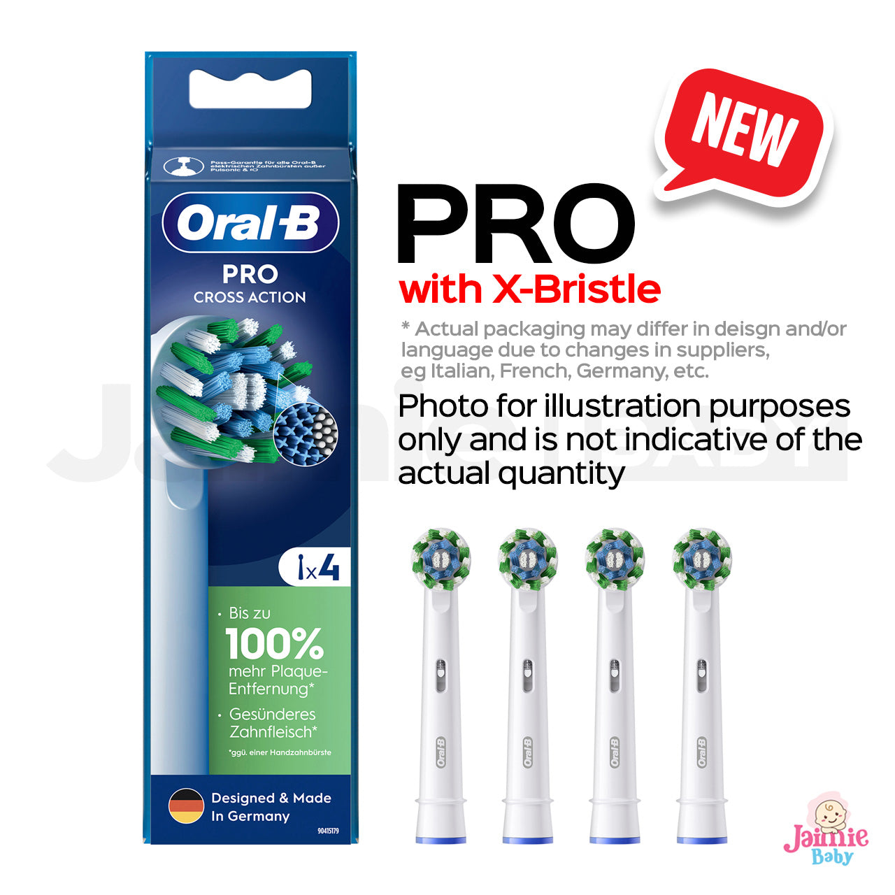 Original Oral B Replacement Brush Heads