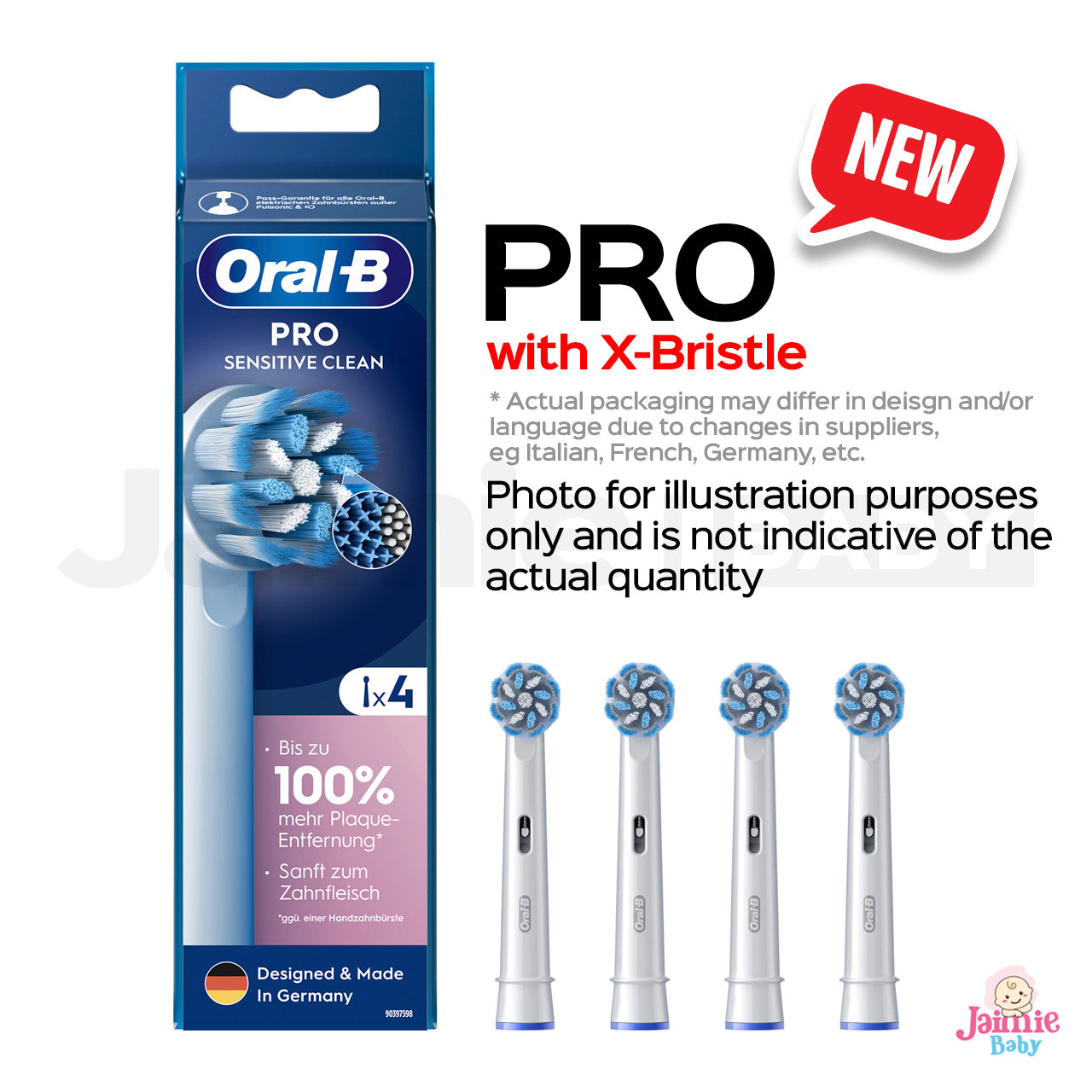 Original Oral B Replacement Brush Heads