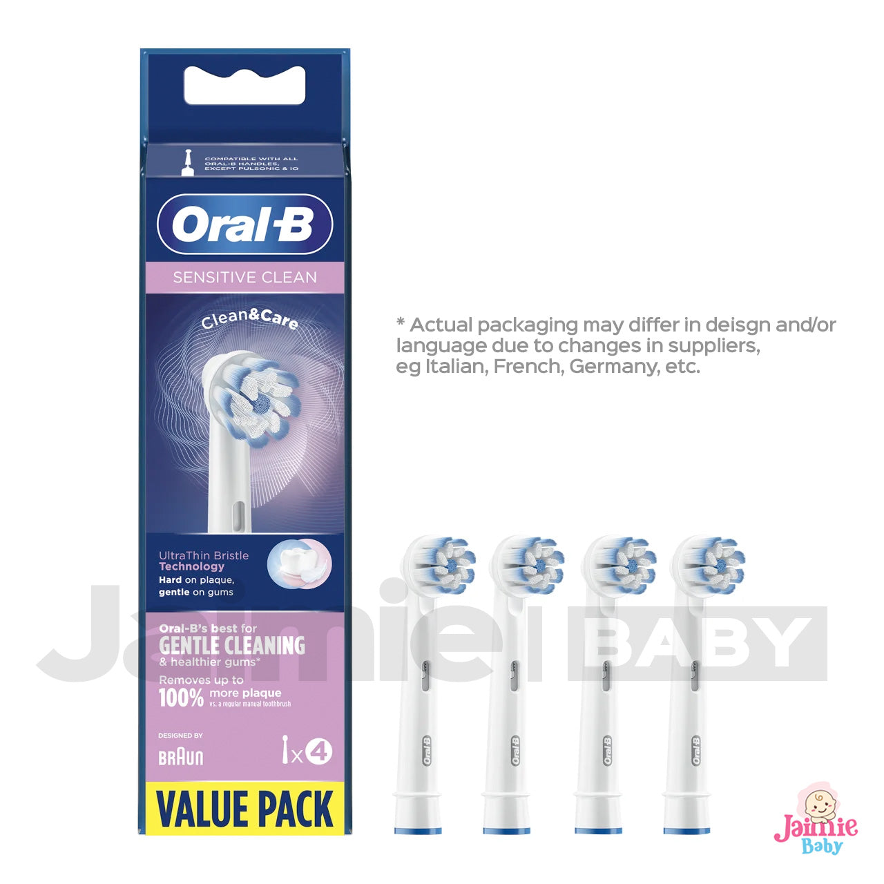 Original Oral B Replacement Brush Heads