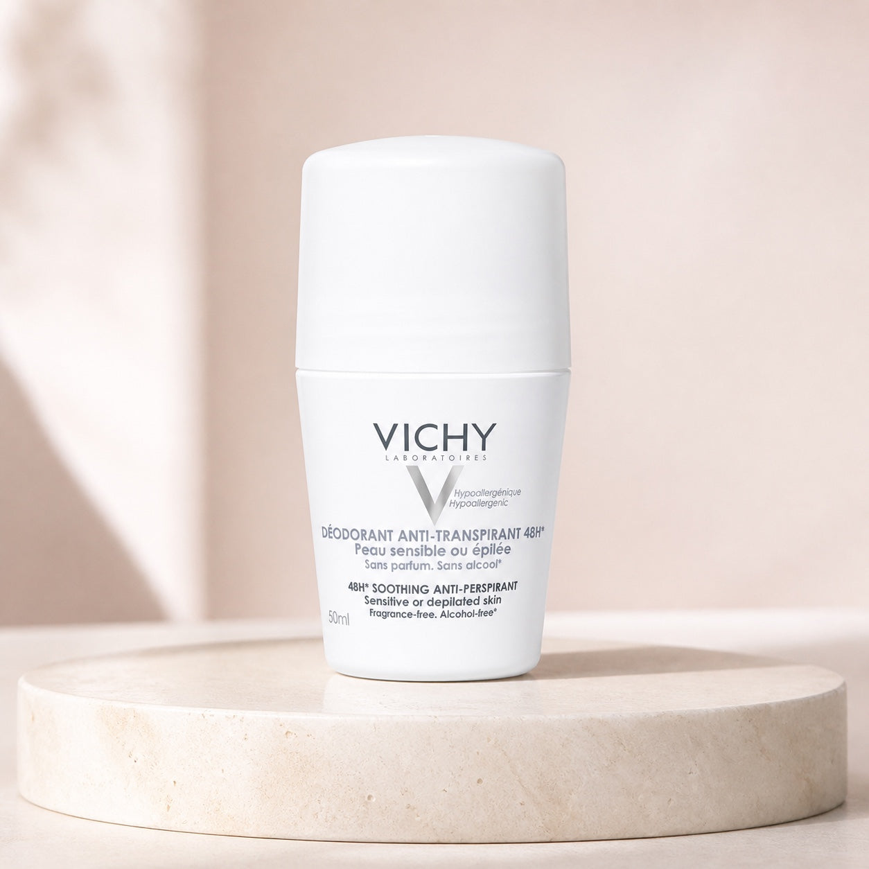 Vichy Sensitive Skin 48H Roll-On Anti-Perspirant 50ml