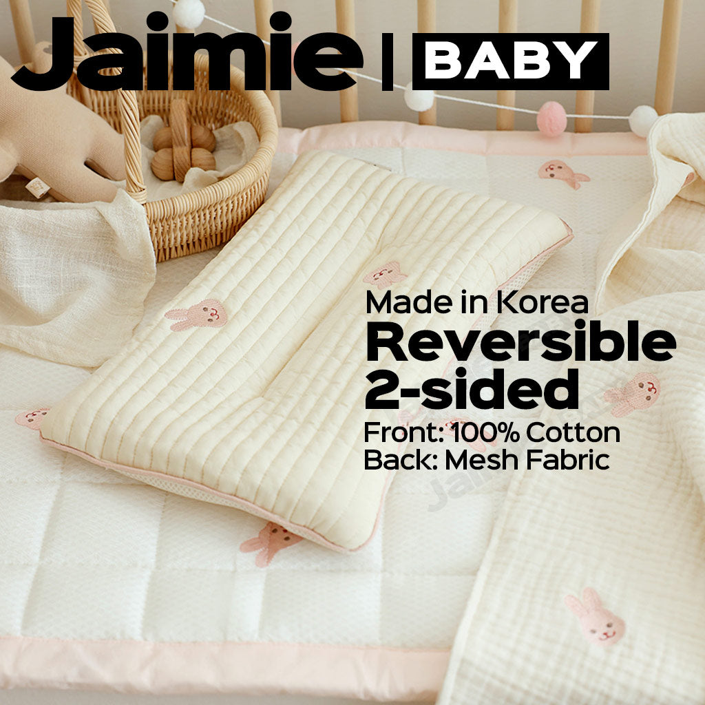 Chez Bebe 쉐베베 High Quality Baby Skinny Pillow With Embroidery
