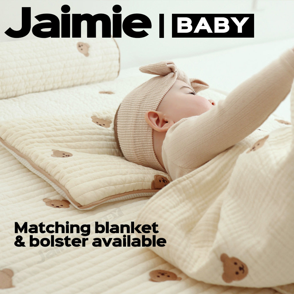 Chez Bebe 쉐베베 High Quality Baby Skinny Pillow With Embroidery
