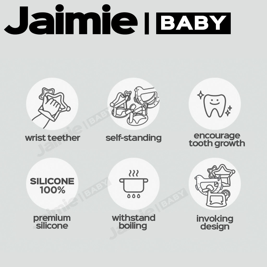 Moyuum 모윰 Silicone Baby Wrist Teether