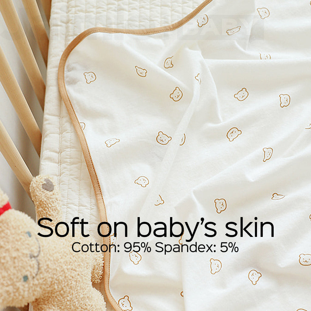 Chez BeBe 쉐베베 Soft Cotton Baby Swaddle Blanket Multi Purpose