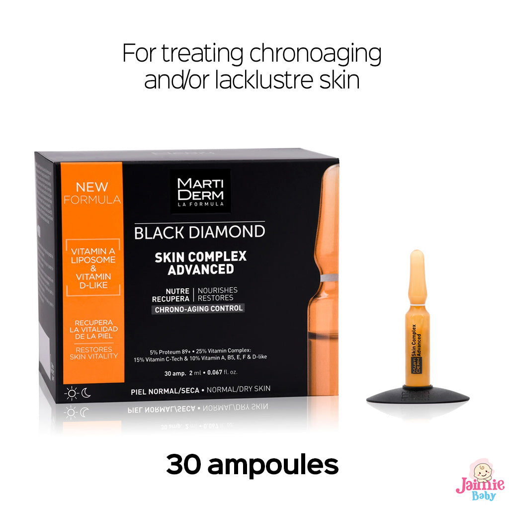 MartiDerm Black Diamond Skin Complex Advanced 30 Ampoules