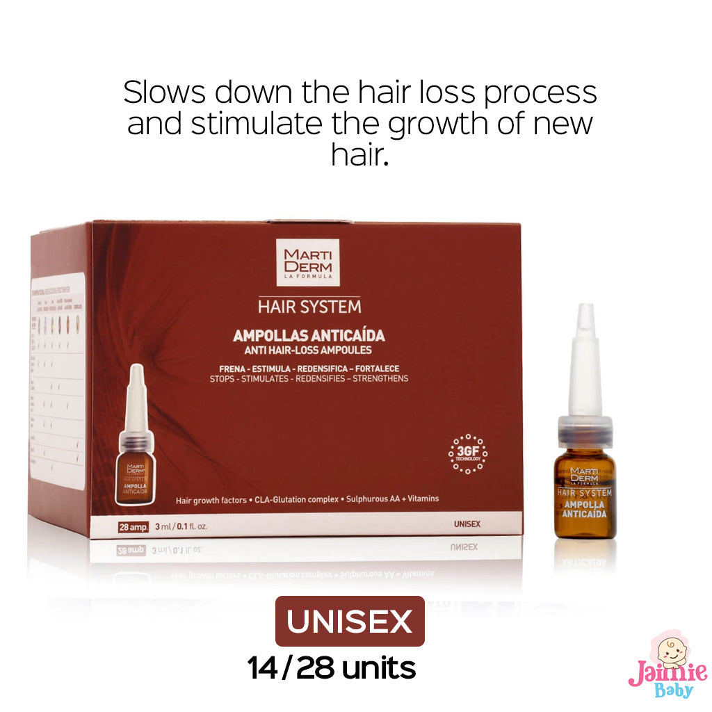 MartiDerm Hair System Anti Hair-Loss Ampoules 14/28 units