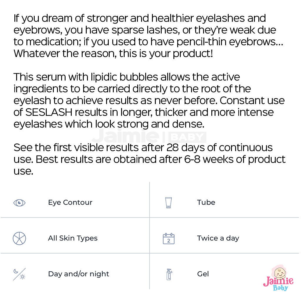 Seslash Eyelash Serum 5ml by Sesderma Spain - Results in 28 days!